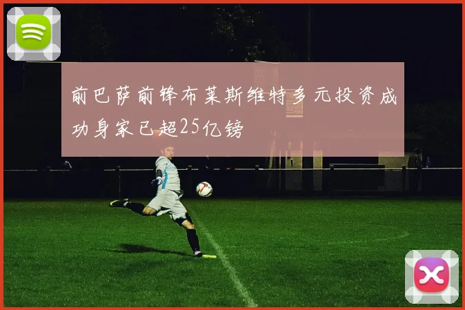 前巴萨前锋布莱斯维特多元投资成功身家已超25亿镑